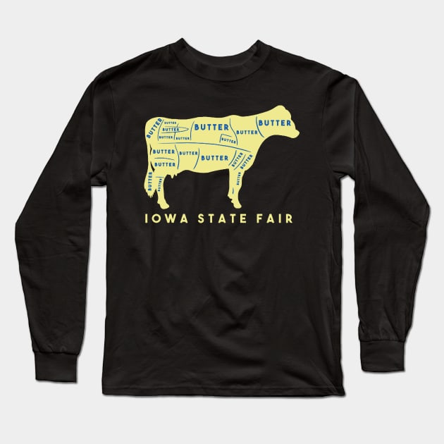 Iowa Cow Fair Long Sleeve T-Shirt by AuliaOlivia